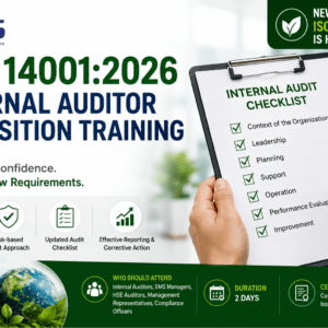 ISO 14001:2026 Internal Auditor Transition Training